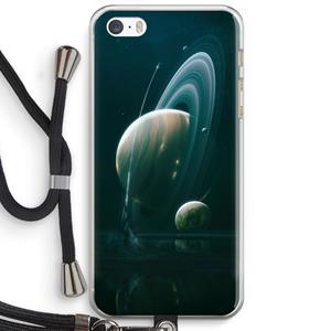 CaseCompany Mercurius: iPhone 5 / 5S / SE Transparant Hoesje met koord