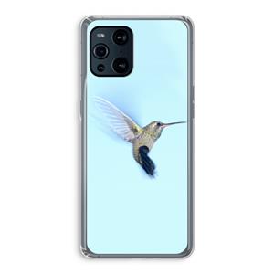 CaseCompany Kolibri: Oppo Find X3 Transparant Hoesje