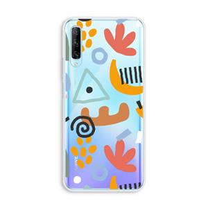 CaseCompany Abstract: Huawei P Smart Pro Transparant Hoesje