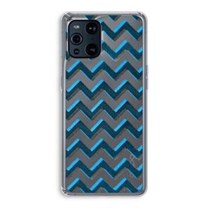 CaseCompany Onderbroken lijn: Oppo Find X3 Pro Transparant Hoesje