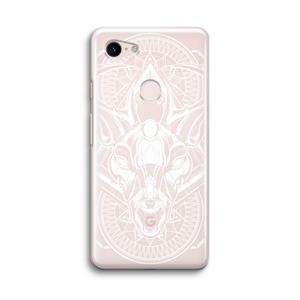 CaseCompany Oh Deer: Google Pixel 3 Transparant Hoesje