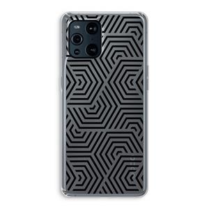 CaseCompany Magic pattern: Oppo Find X3 Pro Transparant Hoesje