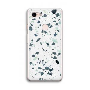 CaseCompany Terrazzo N°2: Google Pixel 3 Transparant Hoesje