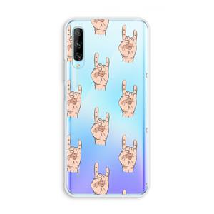 CaseCompany Rock: Huawei P Smart Pro Transparant Hoesje