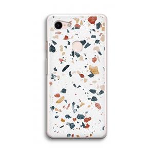 CaseCompany Terrazzo N°4: Google Pixel 3 Transparant Hoesje