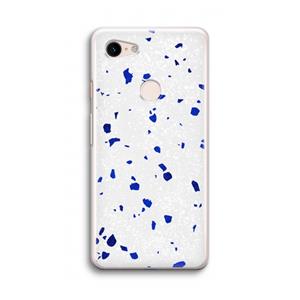 CaseCompany Terrazzo N°5: Google Pixel 3 Transparant Hoesje