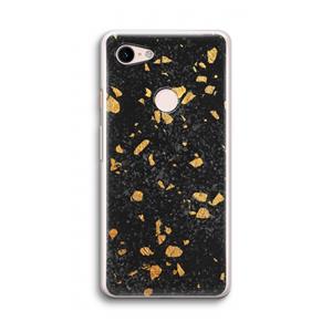 CaseCompany Terrazzo N°7: Google Pixel 3 Transparant Hoesje