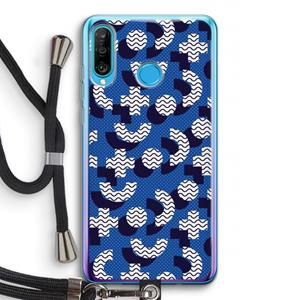 CaseCompany 8-bit N°5: Huawei P30 Lite Transparant Hoesje met koord