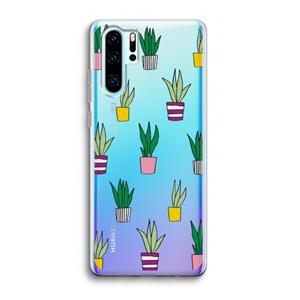 CaseCompany Sanseveria: Huawei P30 Pro Transparant Hoesje