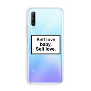 CaseCompany Self love: Huawei P Smart Pro Transparant Hoesje