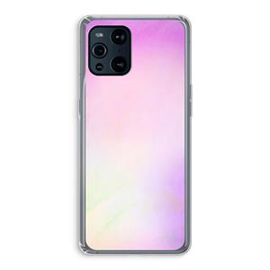 CaseCompany Flow mist pastel: Oppo Find X3 Pro Transparant Hoesje