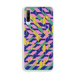 CaseCompany Skew Blush 1: Huawei P Smart Pro Transparant Hoesje