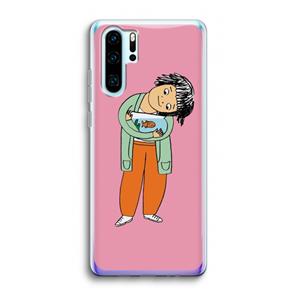 CaseCompany Visknuffel: Huawei P30 Pro Transparant Hoesje