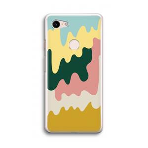 CaseCompany Baar B: Google Pixel 3 Transparant Hoesje