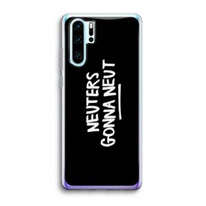 CaseCompany Neuters (zwart): Huawei P30 Pro Transparant Hoesje