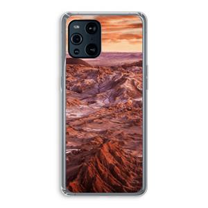 CaseCompany Mars: Oppo Find X3 Pro Transparant Hoesje