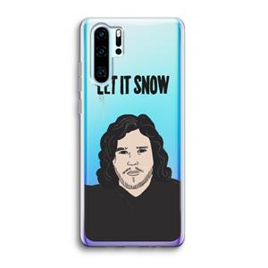 CaseCompany Let It Snow: Huawei P30 Pro Transparant Hoesje