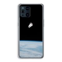 CaseCompany Alone in Space: Oppo Find X3 Pro Transparant Hoesje