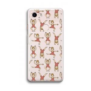 CaseCompany Gymboys: Google Pixel 3 Transparant Hoesje