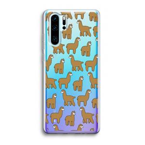 CaseCompany Alpacas: Huawei P30 Pro Transparant Hoesje