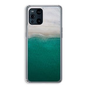 CaseCompany Stranded: Oppo Find X3 Pro Transparant Hoesje