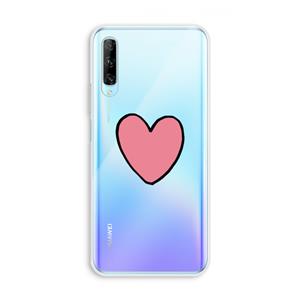 CaseCompany Hartje: Huawei P Smart Pro Transparant Hoesje