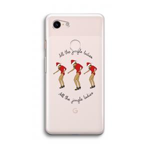 CaseCompany Jingle Ladies: Google Pixel 3 Transparant Hoesje