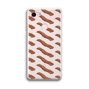 CaseCompany Bacon to my eggs #2: Google Pixel 3 Transparant Hoesje