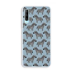 CaseCompany Zebra: Huawei P Smart Pro Transparant Hoesje