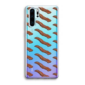 CaseCompany Bacon to my eggs #2: Huawei P30 Pro Transparant Hoesje