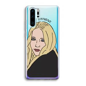 CaseCompany Mary Kate: Huawei P30 Pro Transparant Hoesje