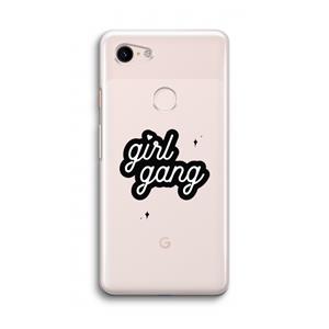 CaseCompany Girl Gang: Google Pixel 3 Transparant Hoesje