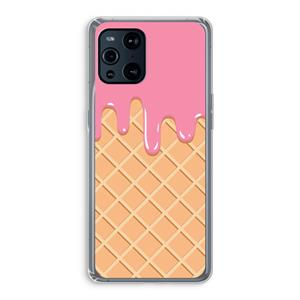 CaseCompany Ice cream: Oppo Find X3 Pro Transparant Hoesje