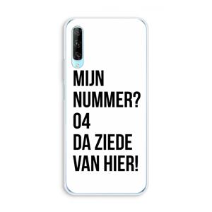 CaseCompany Da ziede van hier: Huawei P Smart Pro Transparant Hoesje