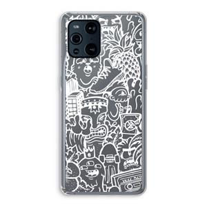 CaseCompany Vexx Mixtape #2: Oppo Find X3 Pro Transparant Hoesje