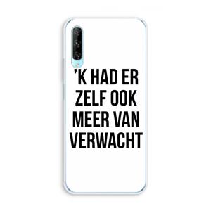 CaseCompany Meer verwacht: Huawei P Smart Pro Transparant Hoesje