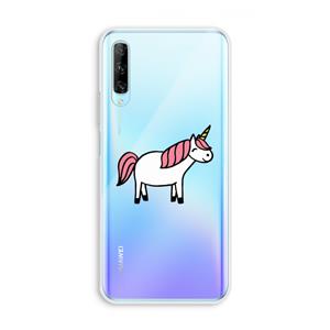 CaseCompany Eenhoorn: Huawei P Smart Pro Transparant Hoesje