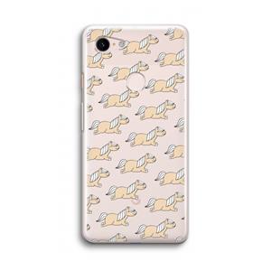 CaseCompany Ponys: Google Pixel 3 Transparant Hoesje