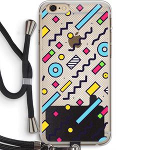 8-bit N°8: iPhone 6 PLUS / 6S PLUS Transparant Hoesje met koord