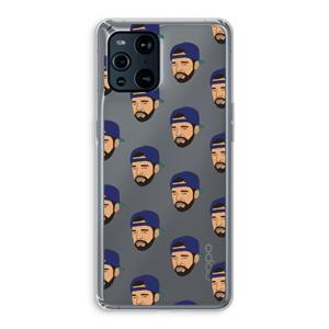 CaseCompany Drake Away: Oppo Find X3 Pro Transparant Hoesje