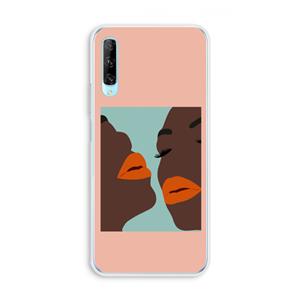 CaseCompany Orange lips: Huawei P Smart Pro Transparant Hoesje