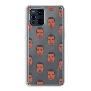CaseCompany Kanye Call Me℃: Oppo Find X3 Pro Transparant Hoesje