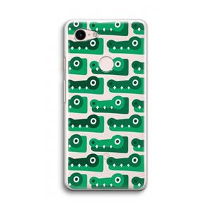 CaseCompany Crocs: Google Pixel 3 Transparant Hoesje