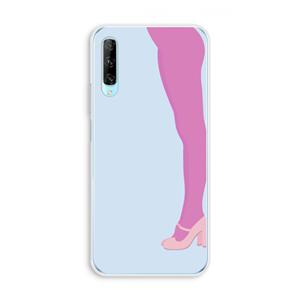 CaseCompany Pink panty: Huawei P Smart Pro Transparant Hoesje