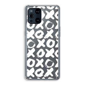 CaseCompany XOXO: Oppo Find X3 Transparant Hoesje