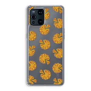 CaseCompany You Had Me At Pizza: Oppo Find X3 Pro Transparant Hoesje
