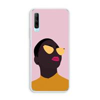CaseCompany Yellow glasses: Huawei P Smart Pro Transparant Hoesje