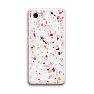 CaseCompany Terrazzo N°9: Google Pixel 3 Transparant Hoesje