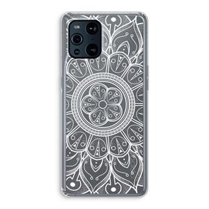 CaseCompany Roses Are Red: Oppo Find X3 Pro Transparant Hoesje