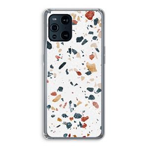 CaseCompany Terrazzo N°4: Oppo Find X3 Pro Transparant Hoesje